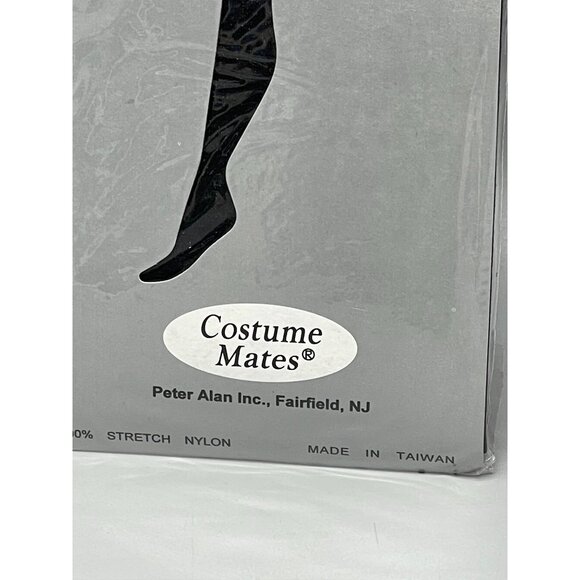 Costume mates seamless tights black stretch nylon one size fits most adults READ - Picture 4 of 7